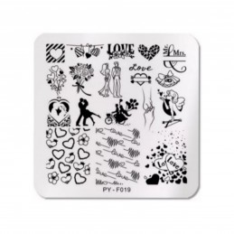 Stamping plate