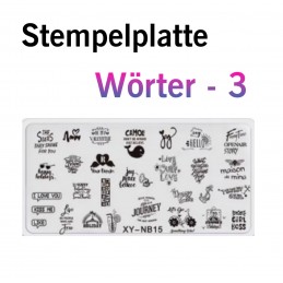 Stempelplatte