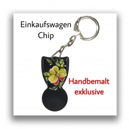 Einkaufswagen-Chip Handbemalt