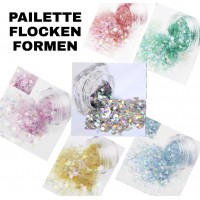 Pailetten / Flocken /Formen